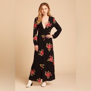 Amuse Society All Button Up Maxi Dress Size X-Small NWT